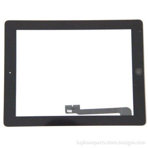 Original Touch Digitizer Screen with Home Button Flex and Adhesive, for iPad 3, Black